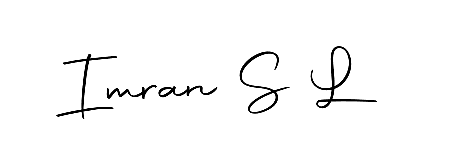 Make a beautiful signature design for name Imran S L. With this signature (Autography-DOLnW) style, you can create a handwritten signature for free. Imran S L signature style 10 images and pictures png